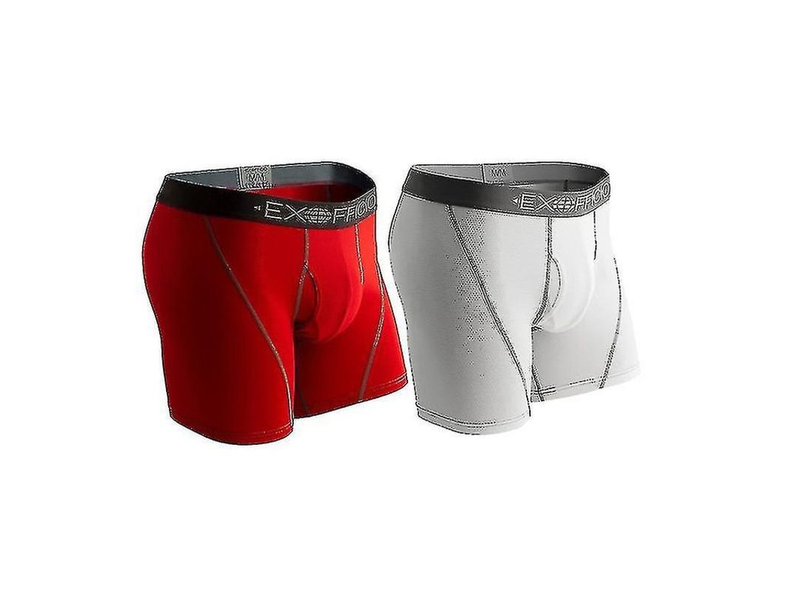 Paquete De 2 Calzoncillos Deportivos De Malla Para Hombre Exofficio, 6 Pulgadas, Tallas Estadounidenses.