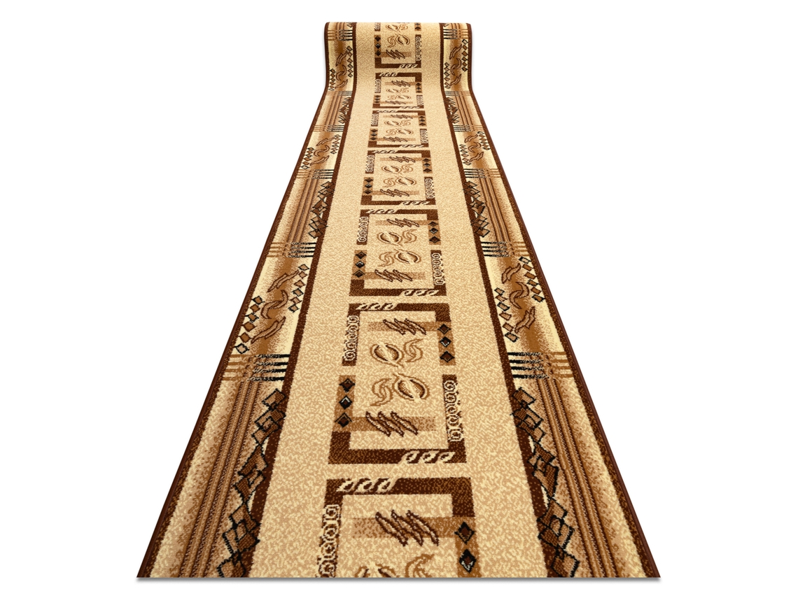 Alfombra de Pasillo Bcf Jaś Beige 90 cm