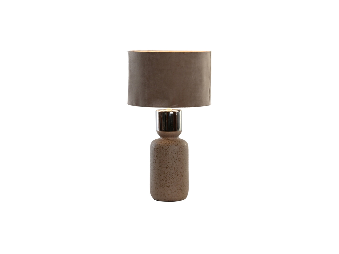 Lampara Sobremesa Ceramica Poliester 30x30x54cm