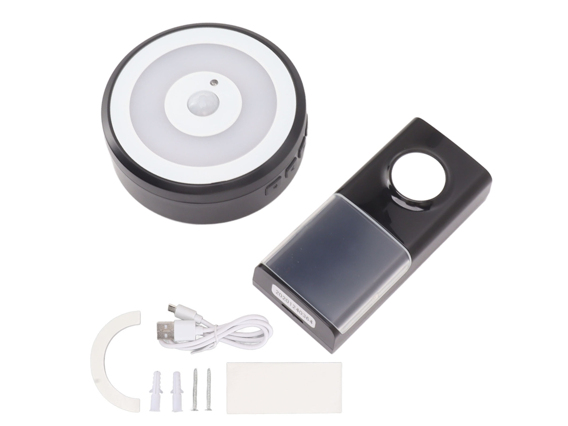 2026 Store-timbre Inteligente De Puerta Con Inducción Corporal Usb Ip55 Impermeable 58 Tonos Negro Para Hogar Hotel Oficina