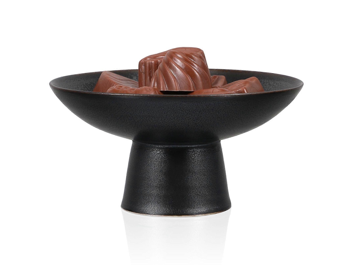 Plato De Cerámica Retro Con Base Alta Para Almacenamiento De Alimentos, Recipiente Para Alimentos, Plato De Frutas Webake