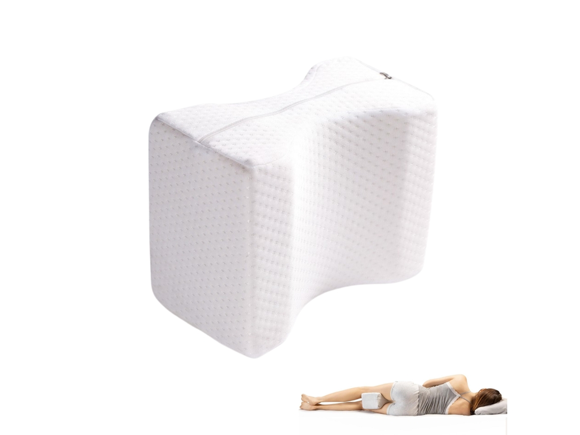 Cojín para Rodillas, Viscoelástica y Funda Lavable para Dormir