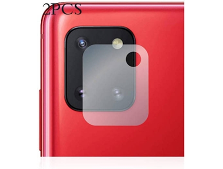 2x Protector Simples Cámara Trasera Samsung Note 10 Lite