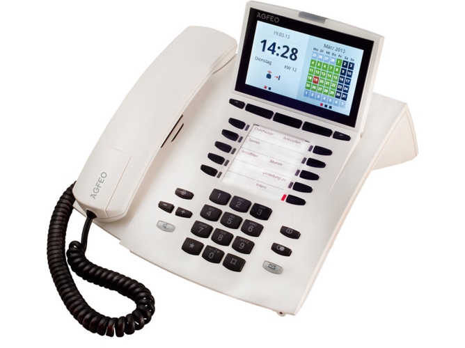 Teléfono fijo IP AGFEO ST 45 IP blanco