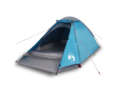 Tienda de campaña iglú para 2 personas VIDAXL impermeable azul