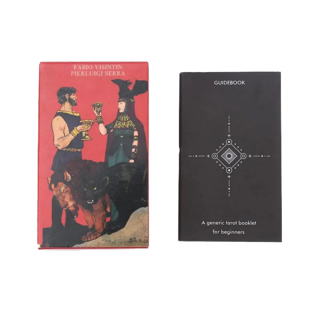 Tarot Sersi, 78 Cartas, Con Instrucciones, Baraja De Tarot Para Adivinación, 10,3 X 6 Cm