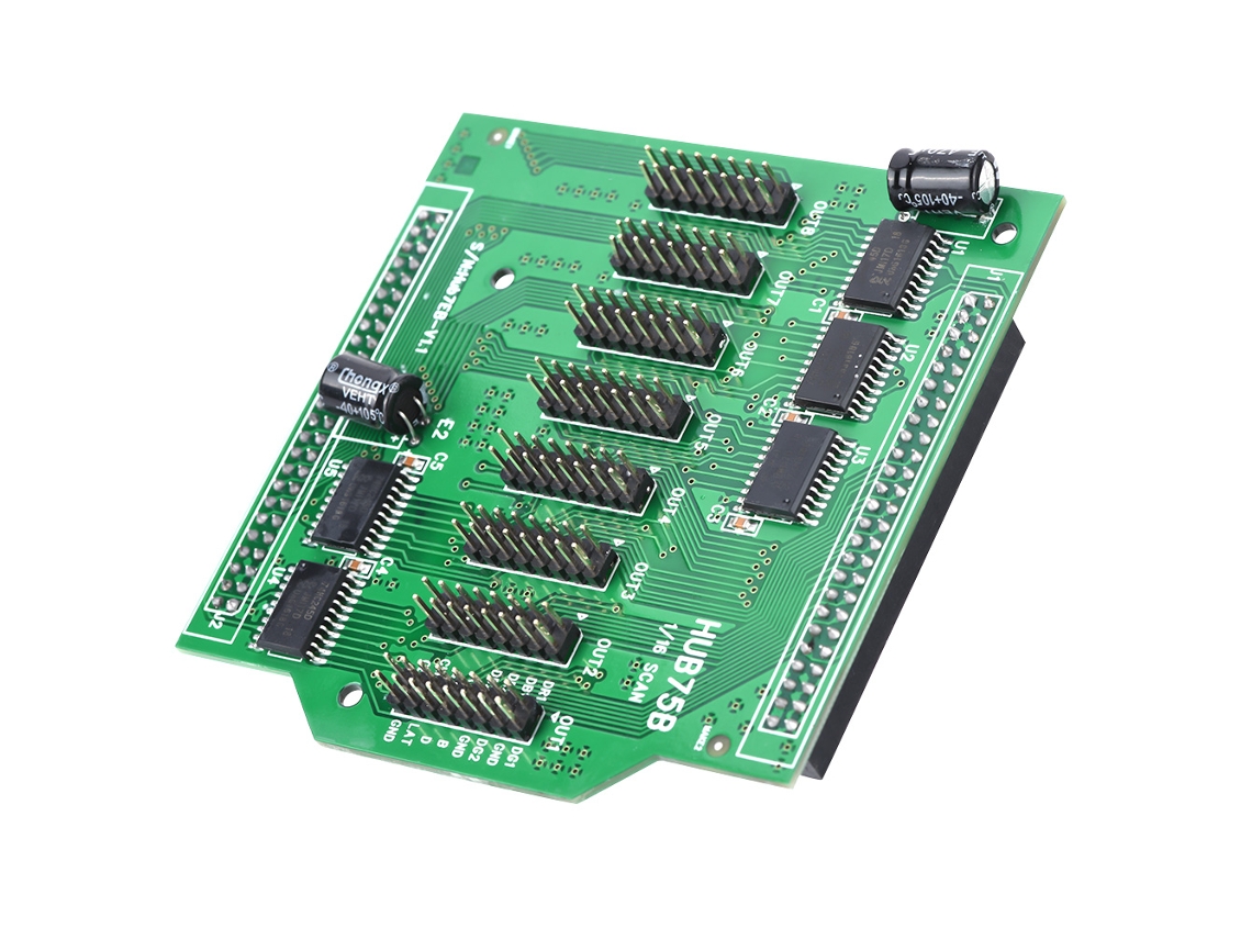 2026-as-adaptador Tarjeta Conversor Sistema Control Pantalla Led Com 8 Interfaces De Saída