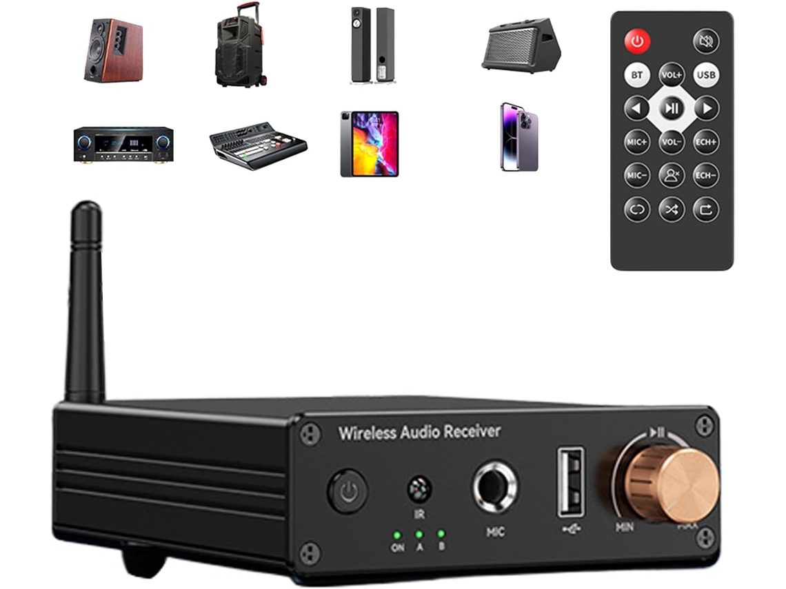 Amplificador Estéreo | Receptor Con Cable 6.0 | Amplificadores De 2 Canales