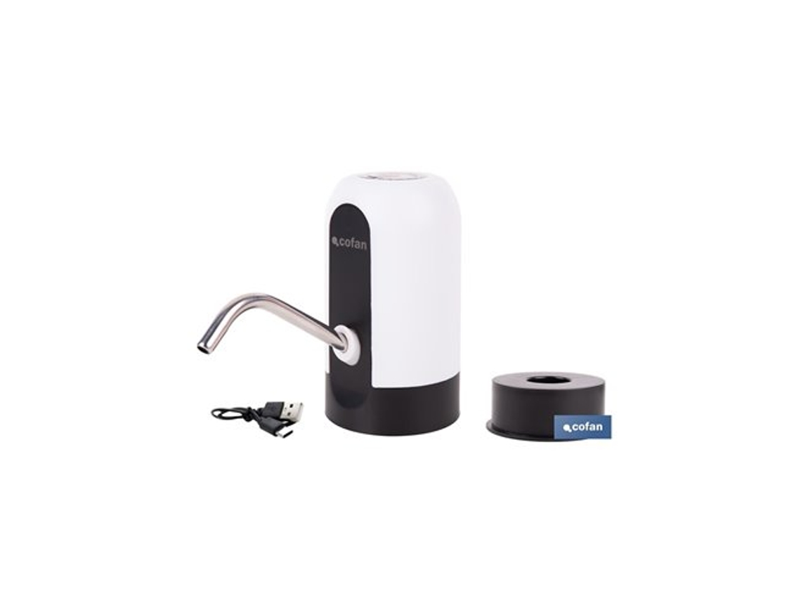 Dispensador De Agua Eléctrico Recargable Usb-c Para Garrafas Libre De Bpa