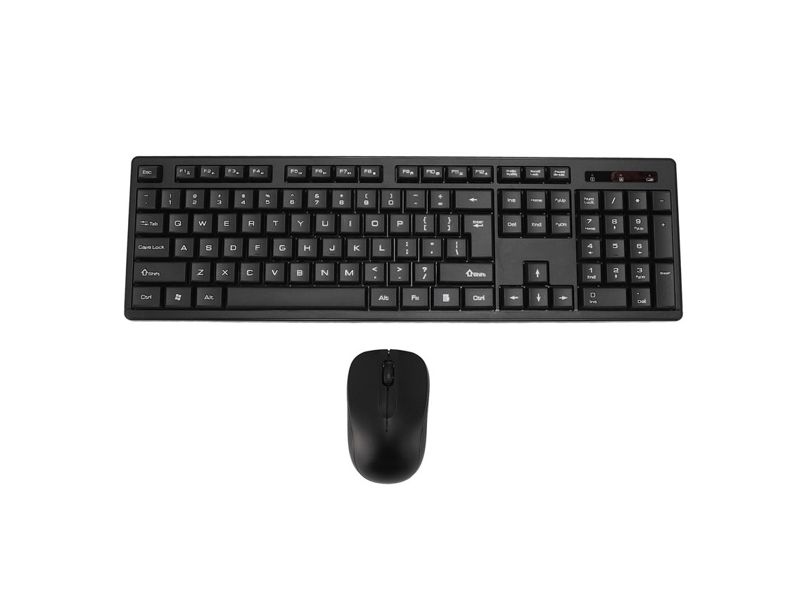 Combo Teclado E Mouse Sem Fio 2.4ghz Ergonômico Design Portátil Compatível Com Pc Laptop Win Os X