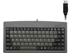 Teclado Ergonómico Usb Compacto De 88 Teclas. Diseño Resistente Al Agua Para Aplicaciones Industriales.