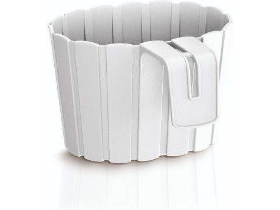 Maceta PROSPERPLAST Boardee Hook (Blanco - 19.4 x 21.2 x 13cm)