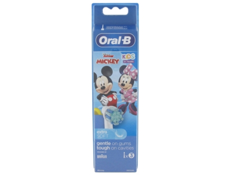 ORAL-B Disney Kids 3 Años Y 3 Cabezales de Recambio Modelo : Mickey