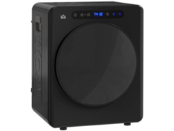 Secador de pelo eléctrico de 1000 W y 3 kg con 6 modos y temporizador, acero inoxidable, negro, ZENCORE SERVICES