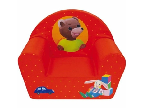 Sillón Infantil FUN HOUSE 712583 Oso 52x33x42 cm Rojo