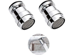 Aspersor De Agua Giratorio 360 Grados De Acero Inoxidable Con Hilo 16mm Filtro Ahorrador Extensión Grifo Cocina Baño