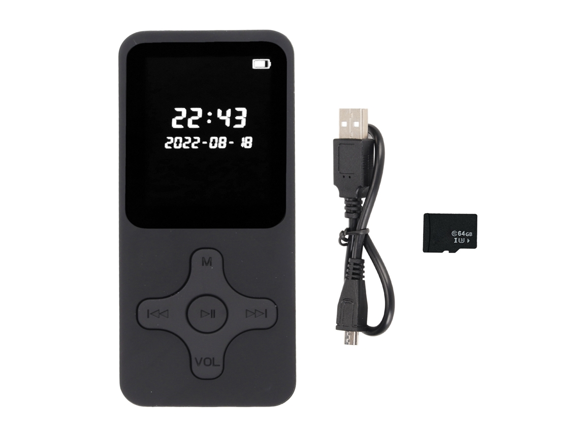 Reproductor MP3/MP4 con Bluetooth 5.0 y pantalla LCD de 1,77 pulgadas
