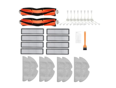 Ad-28 piezas para Robot aspirador Dreame D9, accesorios de repuesto, cepillo principal, Cepillo Lateral, filtro Hepa, fregona, trapos, piezas de re...