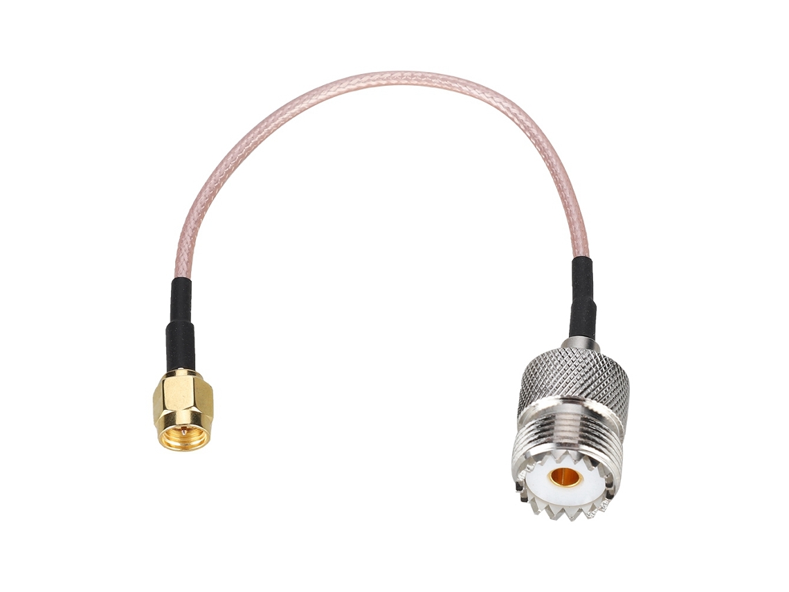 1 Cable Adaptador Sma Macho A Uhf Hembra De 15 Cm, Convertidor De Conector Para Antena Rf De Radio