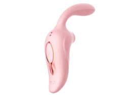 Vibrador de Succión 3 en 1 con 10 Velocidades para Mujer (Rosa) YIZHOOD