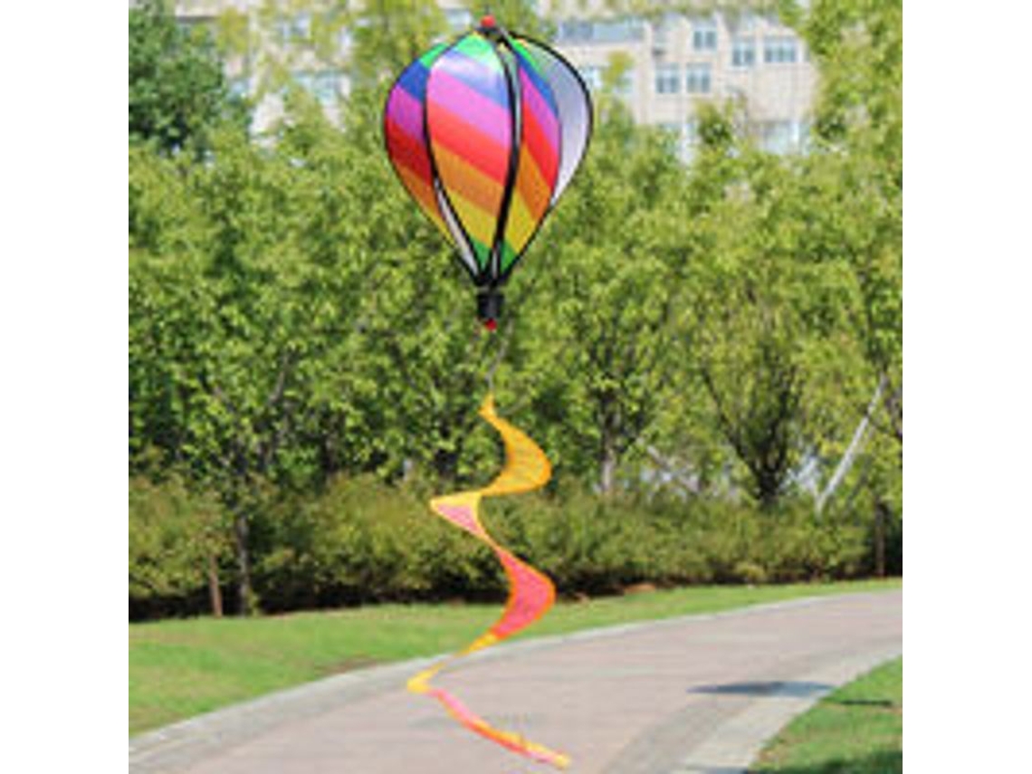 Decoración De Globo Aerostático Con 6 Paneles Arcoíris Para Jardín Y Patio.