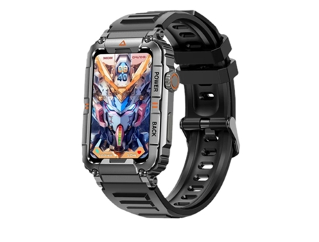Reloj inteligente militar para hombres, relojes de Fitness, Monitor saludable resistente al agua, voz AI, Bluetooth, llamadas, reloj inteligente pa...