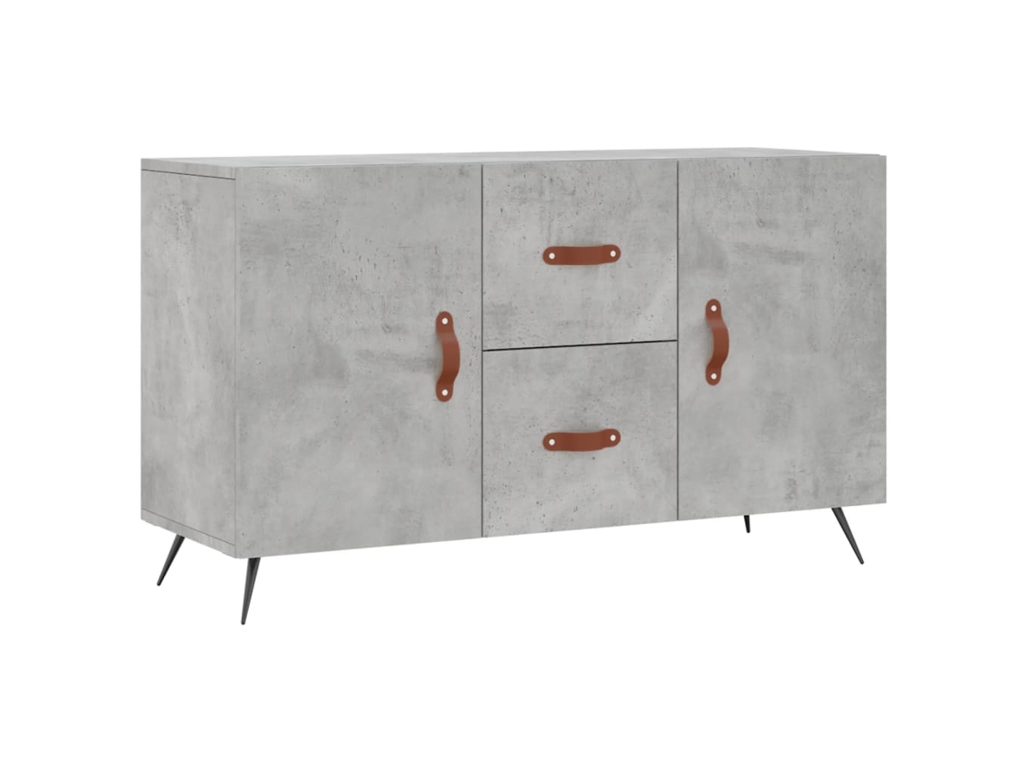 Aparador MAISON EXCLUSIVE, derivados de la madera, gris cemento (100x36x60 cm)