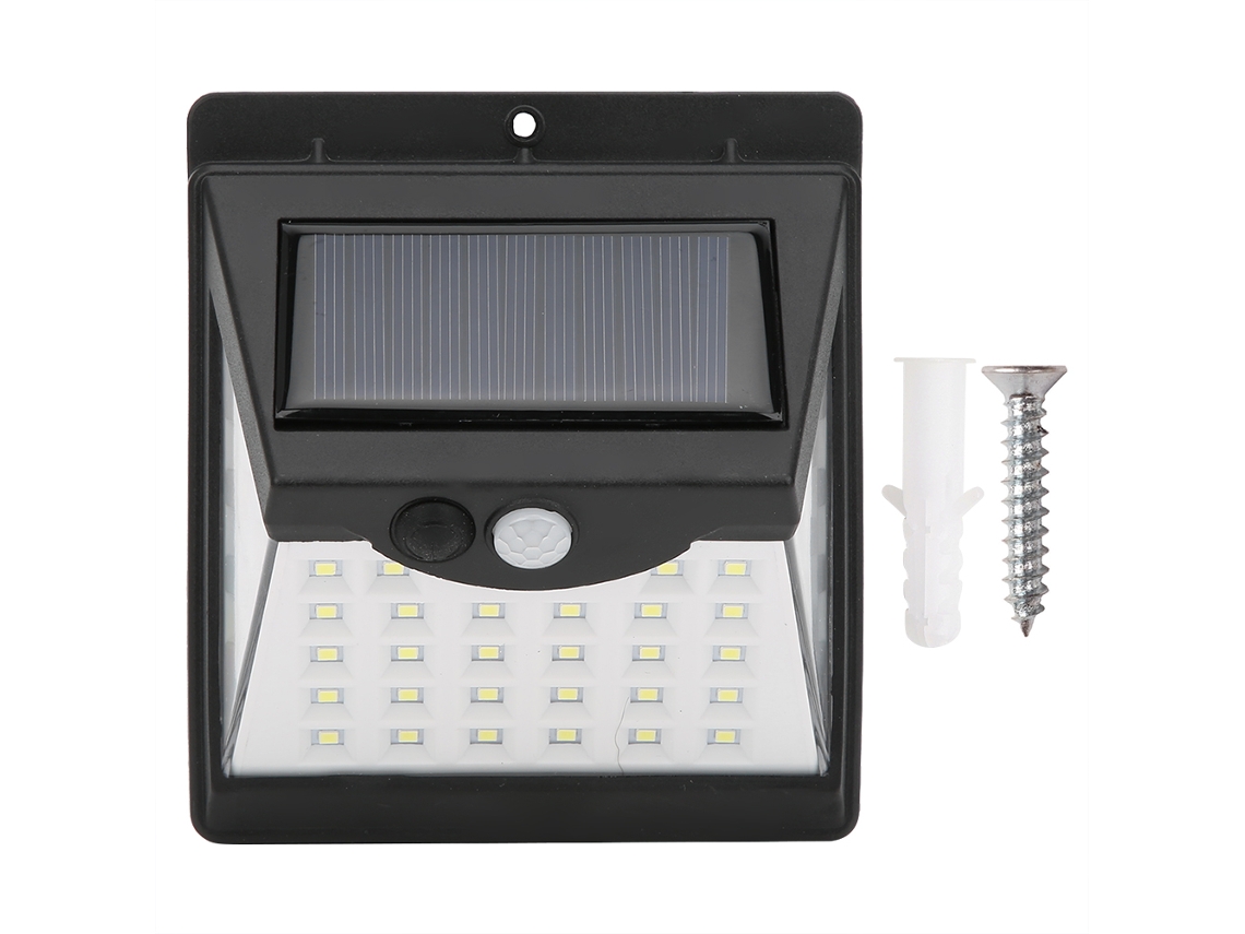 Ycy-lámpara De Pared Solar Con Sensor 40led Para Exterior Jardín Patio Pasillos Seguridad