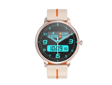 Smartwatch, pantalla de 1,43 pulgadas, 8 aplicaciones de salud, adecuado para hombres y mujeres, Oro CHRONUS