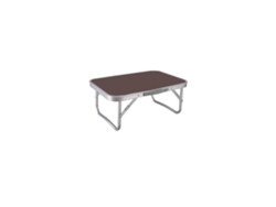 Mesa plegable de verano Marbueno de castaño para jardín y camping con asa de transporte