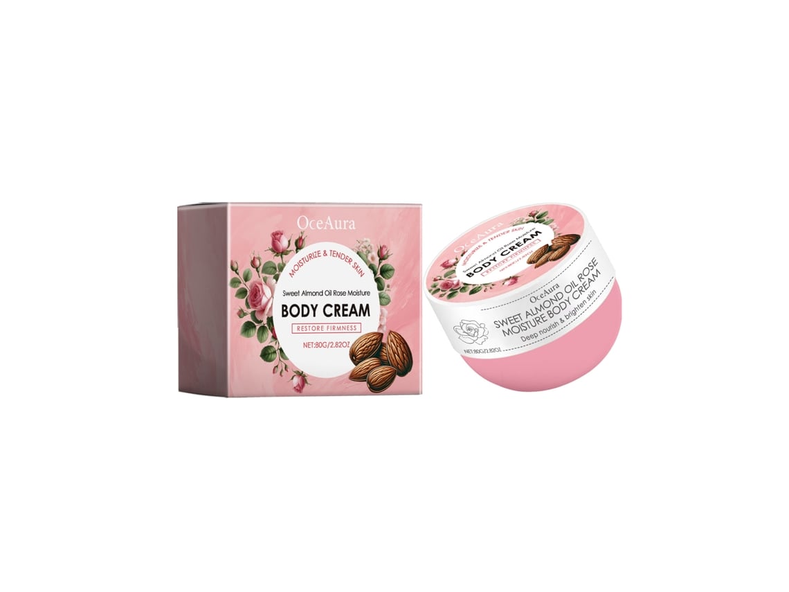 Loción corporal hidratante de rosa y almendra dulce