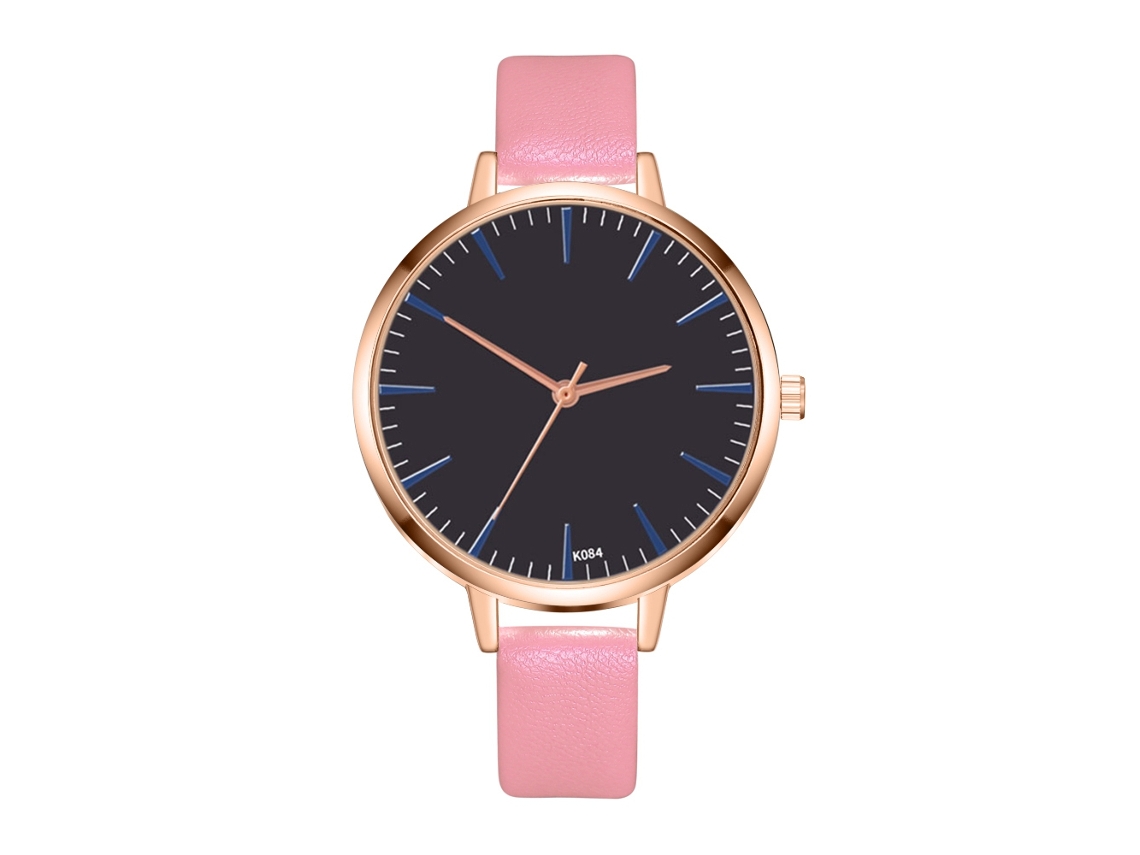 Reloj De Cuarzo Para Mujer Con Diseño De Diamantes Navideños Y Correa De Cuero (rojo)