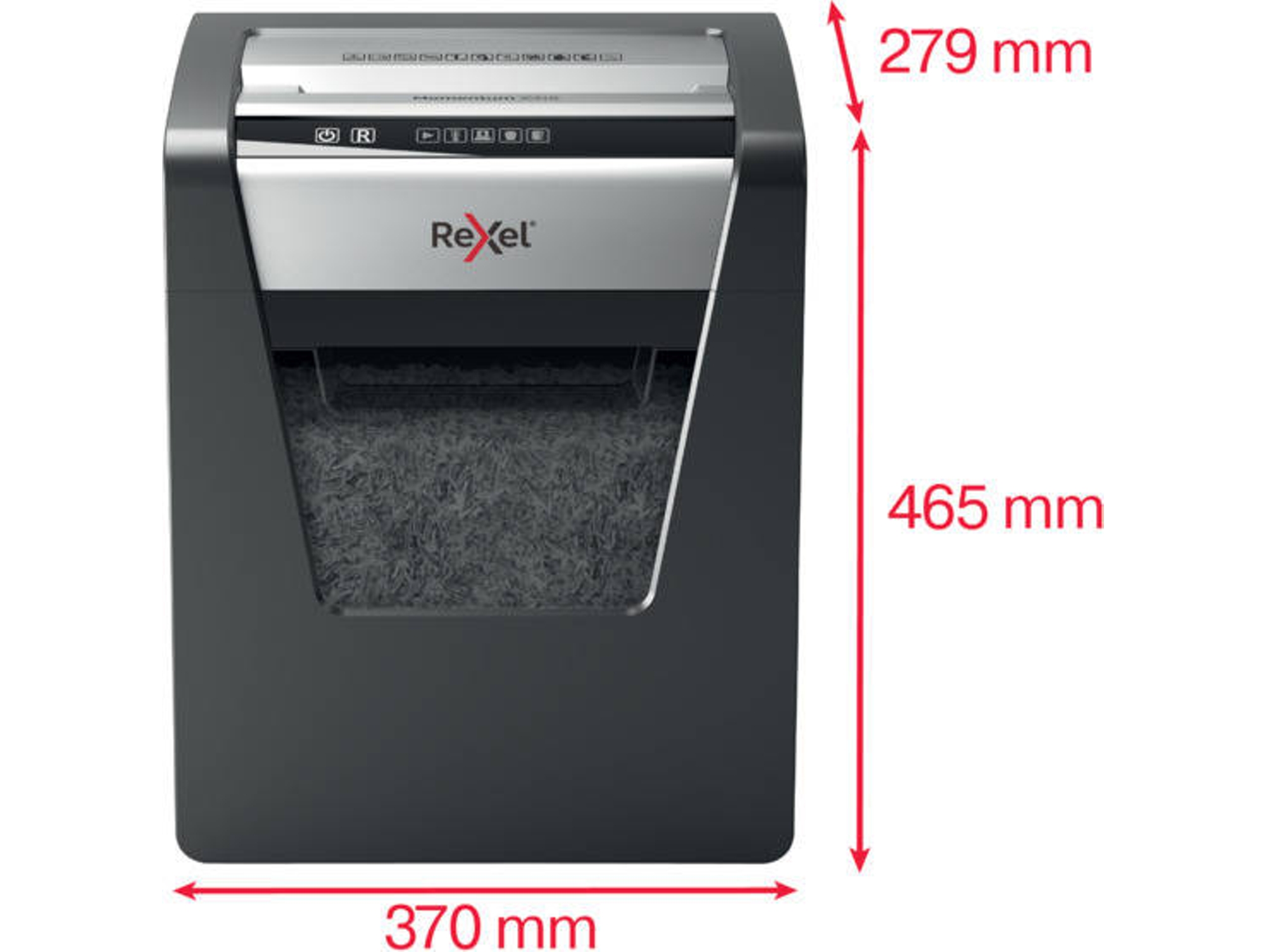 Destructora REXEL Momentum X415 (15 Hojas - Capacidad: 23 L)