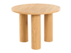 Mesa de Centro BELIANI Senoia de MDF Marrón Claro 60X60X46