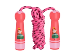 HYMNORA Cuerda de Saltar Infantil Ajustable de Algodón con Mango de Madera para Niños y Niñas Actividad Exterior Entrenamiento Fitness 2,2 m