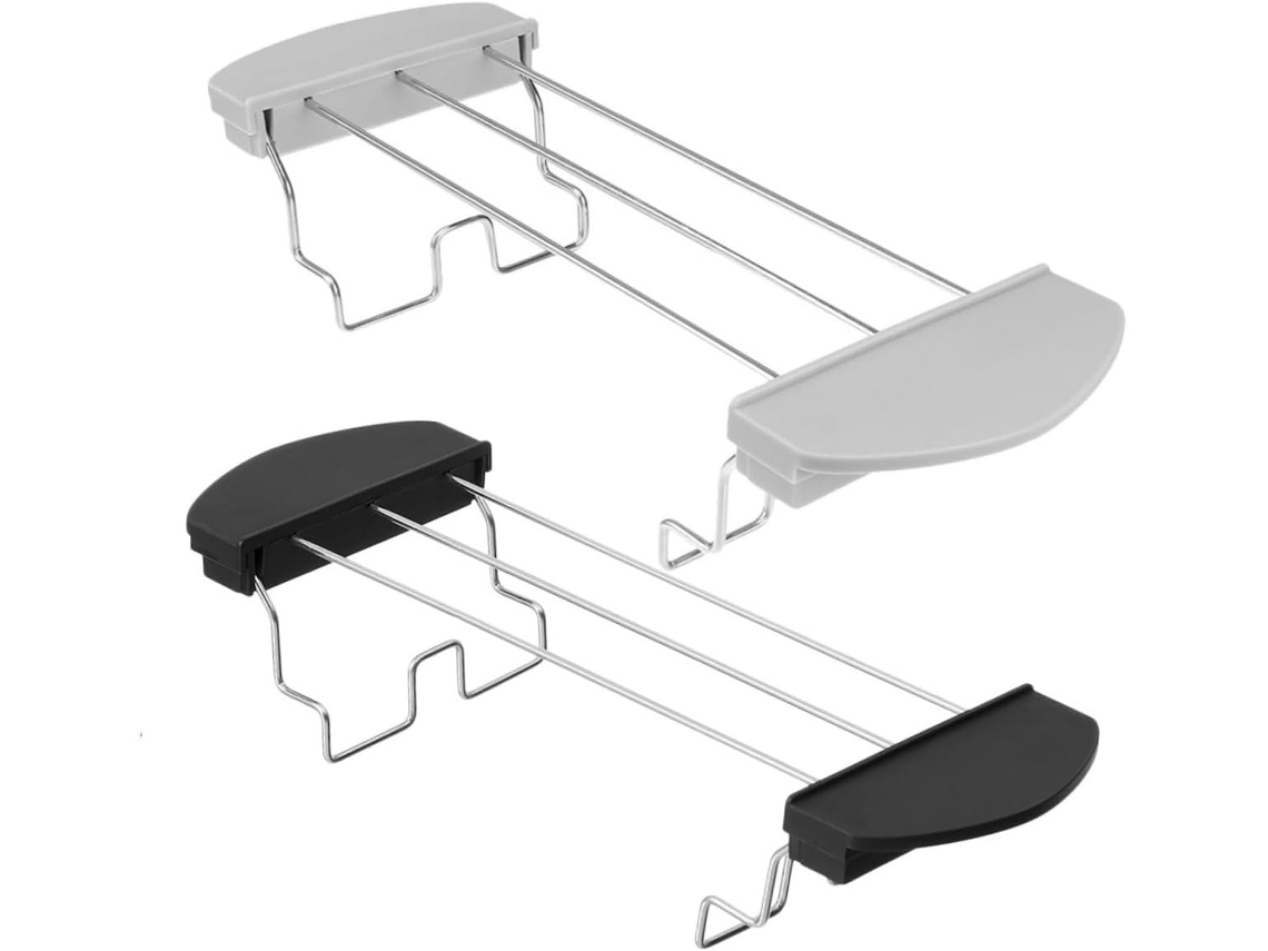 Calentador De Pan Tostador De Acero Inoxidable De 2 Piezas Para Tostadora. Diseño Compacto Y Fácil De Usar Para Sándwiches.
