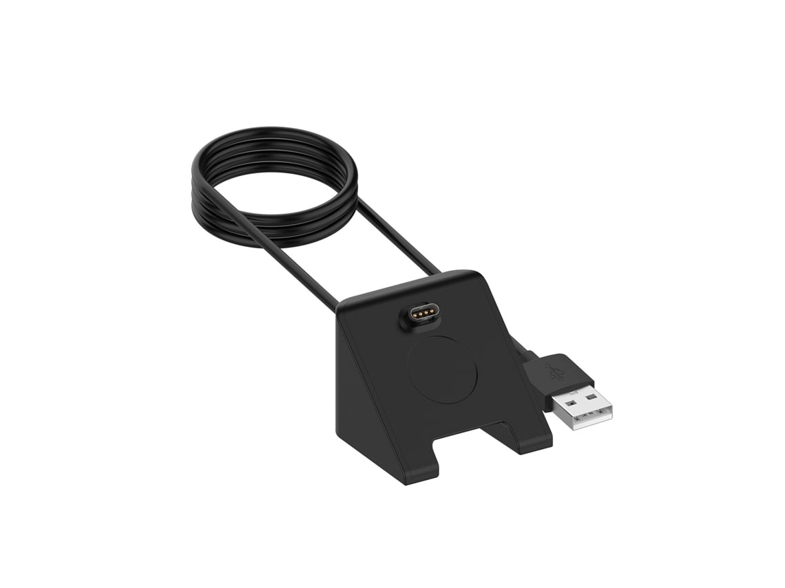 Cargador USB vertical para Garmin Instinct E, 1 m, color negro.