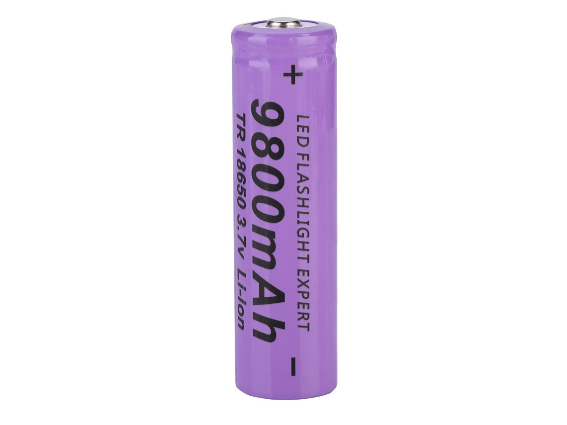 Batería De Litio 18650 Recargable De 3.7v Y 9800mah Para Linternas