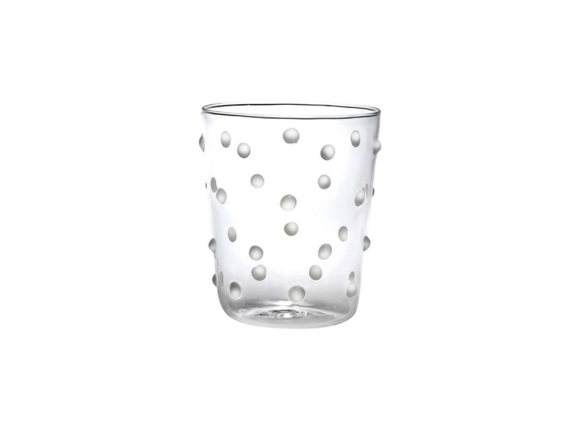 Vaso Zafferano Para Fiestas, Vidrio Blanco, 45 Cl, Juego De 6 Piezas