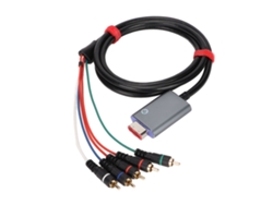 Cable De Componentes Av Digital Ypbpr 5rca De 1,8 M/5,9 Pies, Doblemente Blindado, Plug And Play Para Gamecube