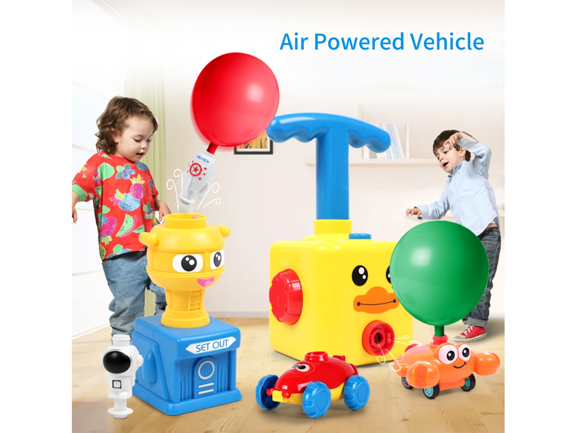 Carro inflable para globos (sin marca), educativo y requiere montaje.
