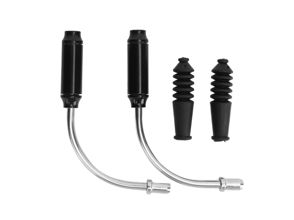 Retenedor de freno de cable flexible Rebe - Retenedor de freno de bicicleta, reducción de fricción, antirrobo, para bicicletas de montaña, bicicletas de carretera, BMX, negro