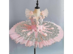Leotardo De Bailarina Swan Lagoon Girl Con Tutú Y Falda De Princesa Para Danza Clásica.