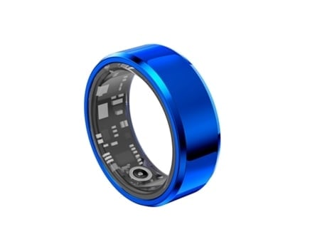Anillo inteligente de seguimiento de salud AUJEZON X1 Nivel Ip68 con prueba de agua Tamaño 11# Azul