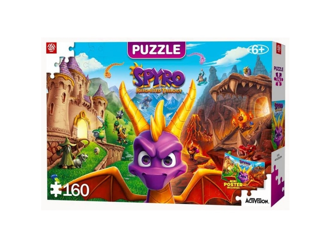 Puzzle GOOD LOOT Kids: Spyro Reignited Trilogy (Edad Mínima Recomendada: 7 años - 160 Piezas)