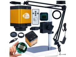 Microscopía digital ODM-180X: brazo ajustable, plataforma y cámara de 12 MP | HDMI | Alta precisión