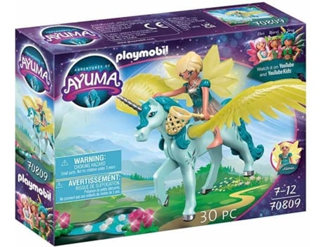 PLAYMOBIL PLAYMOBIL Ayuma Crystal Fairy con Unicornio (Edad Mínima: 6)