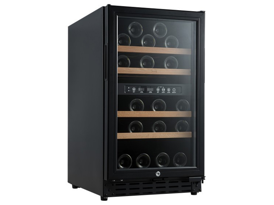 Vinoteca VINOBOX 40 GC 2T (32 Botellas - Negro)