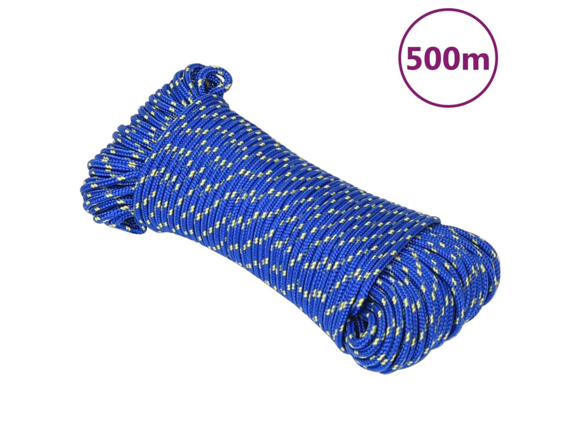 Cuerda De Barco Polipropileno Azul 3 Mm 500 M