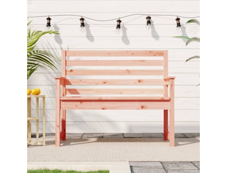 Banco De Jardín VIDAXL Marrón Madera (109x48x91.5 cm)